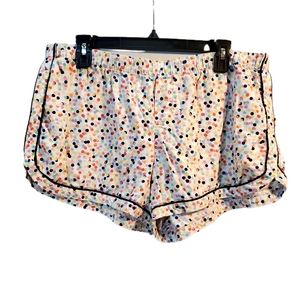 Victoria's Secret Flannel Polka Dot Sleep Shorts Large